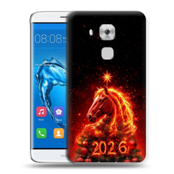 Пластиковый чехол на Huawei Nova Plus с принтом Новый год
