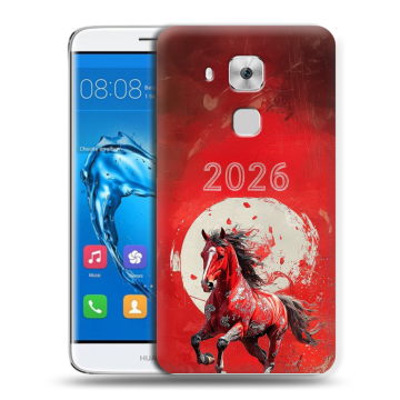 Пластиковый чехол на Huawei Nova Plus с принтом Новый год