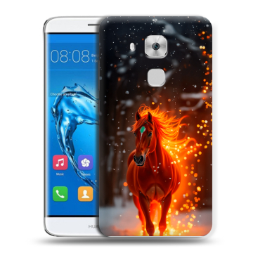 Пластиковый чехол на Huawei Nova Plus с принтом Новый год