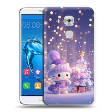 Пластиковый чехол на Huawei Nova Plus с принтом Новый год