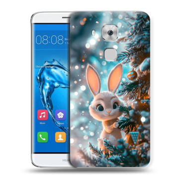 Пластиковый чехол на Huawei Nova Plus с принтом Новый год