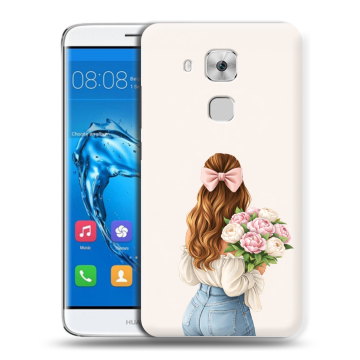 Пластиковый чехол на Huawei Nova Plus с принтом женский