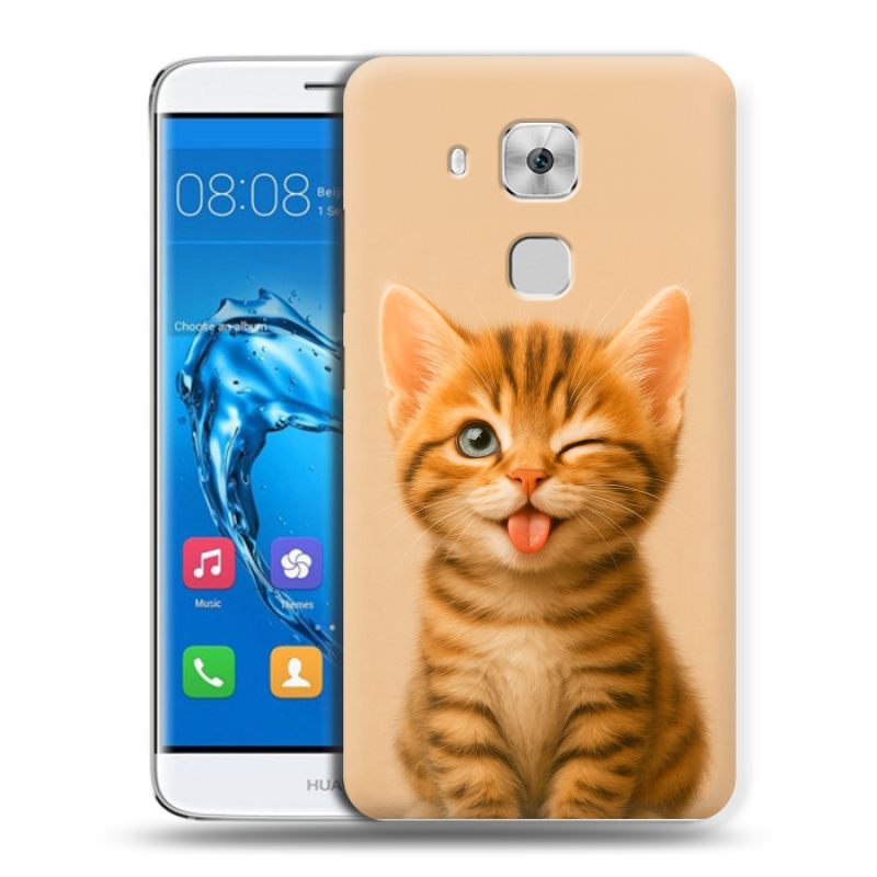 Пластиковый чехол на Huawei Nova Plus с принтом котенок Пластиковый чехол на Huawei Nova Plus с принтом котенок