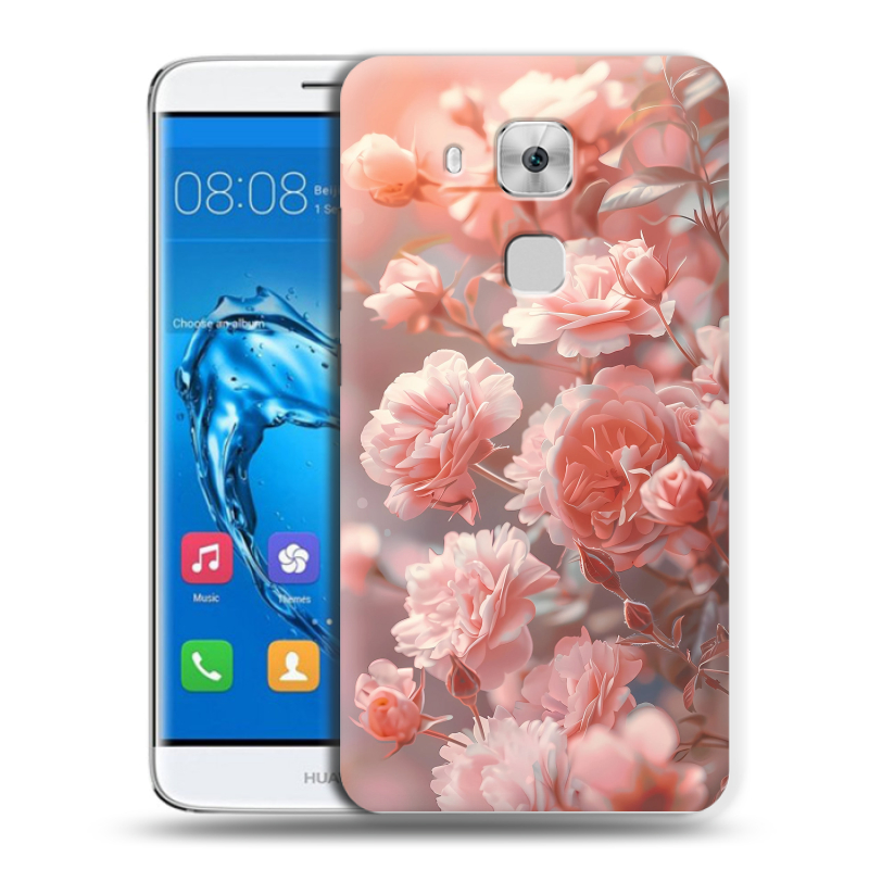 Пластиковый чехол на Huawei Nova Plus с принтом Розовые розы Пластиковый чехол на Huawei Nova Plus с принтом Розовые розы