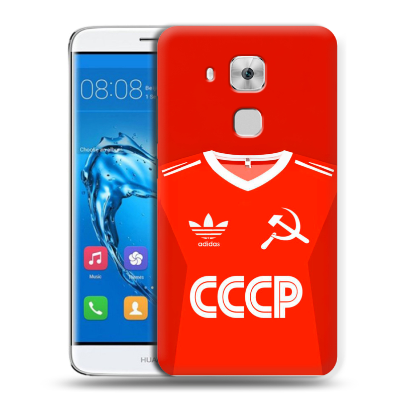Пластиковый чехол на Huawei Nova Plus с принтом Флаг Герб СССР Пластиковый чехол на Huawei Nova Plus с принтом Флаг Герб СССР