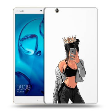 Силиконовый чехол на планшета Huawei MediaPad M3 с принтом Женские принты Силиконовый чехол на планшета Huawei MediaPad M3 с принтом Женские принты
