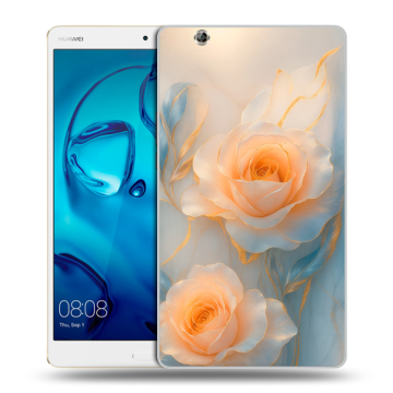 Силиконовый чехол на планшета Huawei MediaPad M3 с принтом Женский Силиконовый чехол на планшета Huawei MediaPad M3 с принтом Женский