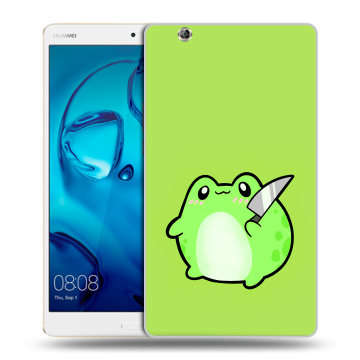 Силиконовый чехол на Huawei MediaPad M3 с принтом Лягушенок