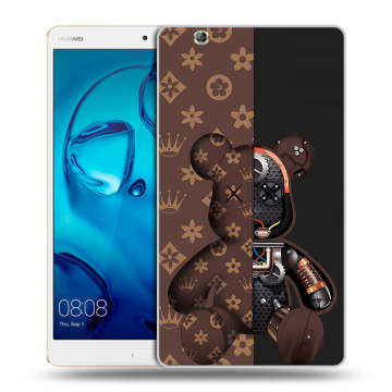 Силиконовый чехол на Huawei MediaPad M3 с принтом Луи робот