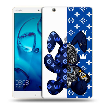 Силиконовый чехол на Huawei MediaPad M3 с принтом Луи робот