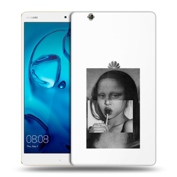 Силиконовый чехол на Huawei MediaPad M3 с принтом Мона Лиза