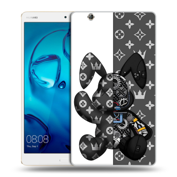 Силиконовый чехол на Huawei MediaPad M3 с принтом Луи робот