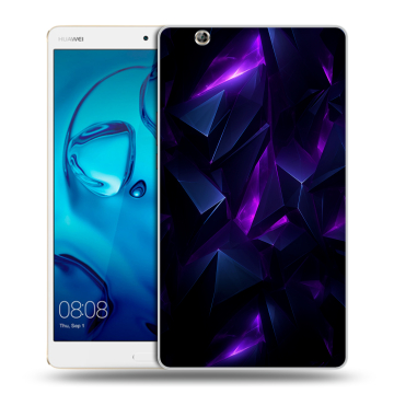 Силиконовый чехол на Huawei MediaPad M3 с принтом Абстракиция
