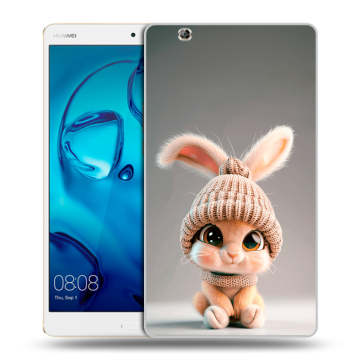 Силиконовый чехол на Huawei MediaPad M3 с принтом Кролик