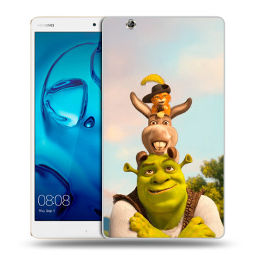 Силиконовый чехол на Huawei MediaPad M3 с принтом Шрек Shrek