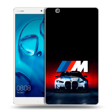 Силиконовый чехол на Huawei MediaPad M3 с принтом БМВ BMW