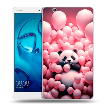 Силиконовый чехол на Huawei MediaPad M3 с принтом Панда
