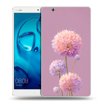 Силиконовый чехол на Huawei MediaPad M3 с принтом Цветы Силиконовый чехол на Huawei MediaPad M3 с принтом Цветы