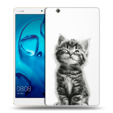 Силиконовый чехол на Huawei MediaPad M3 с принтом Котенок