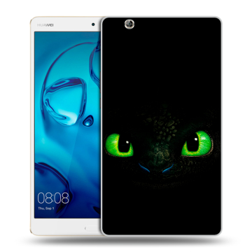 Силиконовый чехол на Huawei MediaPad M3 с принтом Как приручить дракона