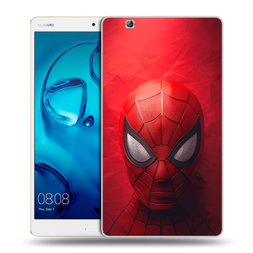 Силиконовый чехол на Huawei MediaPad M3 с принтом Spiderman Человек паук