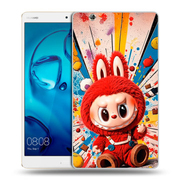 Силиконовый чехол на Huawei MediaPad M3 с принтом Labubu Лабубу