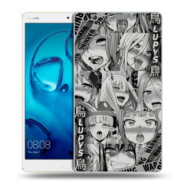 Силиконовый чехол на Huawei MediaPad M3 с принтом Ahegao Ахегао Аниме Силиконовый чехол на Huawei MediaPad M3 с принтом Ahegao Ахегао Аниме