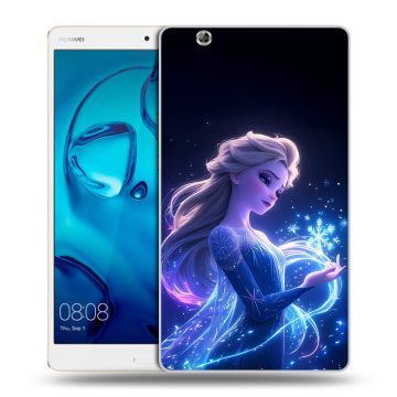 Силиконовый чехол на Huawei MediaPad M3 с принтом Холодное сердце Frozen