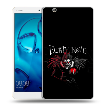 Силиконовый чехол на Huawei MediaPad M3 с принтом Death note Тетрадь смерти
