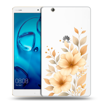 Силиконовый чехол на Huawei MediaPad M3 с принтом для девушки Силиконовый чехол на Huawei MediaPad M3 с принтом для девушки