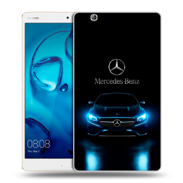 Силиконовый чехол на Huawei MediaPad M3 с принтом Mercedes Мерседес