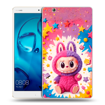 Силиконовый чехол на Huawei MediaPad M3 с принтом Labubu Лабубу