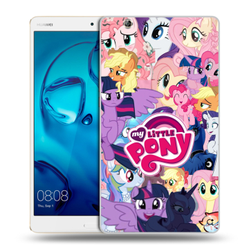 Силиконовый чехол на Huawei MediaPad M3 с принтом My little pony Дружба чудо Силиконовый чехол на Huawei MediaPad M3 с принтом My little pony Дружба чудо