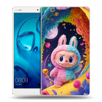 Силиконовый чехол на Huawei MediaPad M3 с принтом Labubu Лабубу