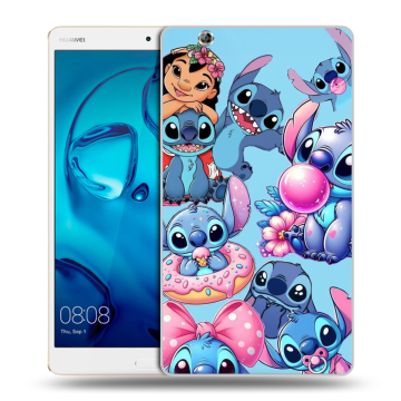 Силиконовый чехол на Huawei MediaPad M3 с принтом Лило и Стич