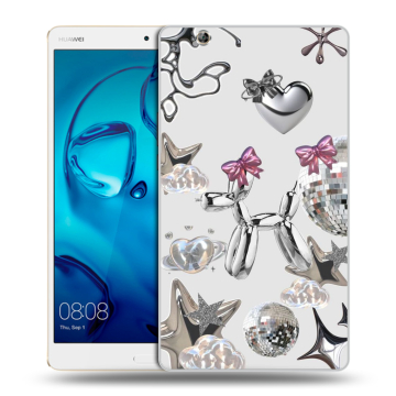 Силиконовый чехол на Huawei MediaPad M3 с принтом Y2K