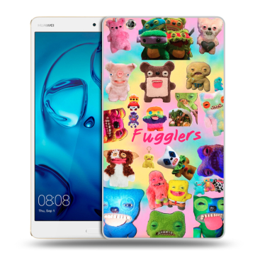 Силиконовый чехол на Huawei MediaPad M3 с принтом Флагер Fuggler Силиконовый чехол на Huawei MediaPad M3 с принтом Флагер Fuggler