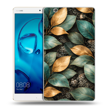 Силиконовый чехол на Huawei MediaPad M3 с принтом женский