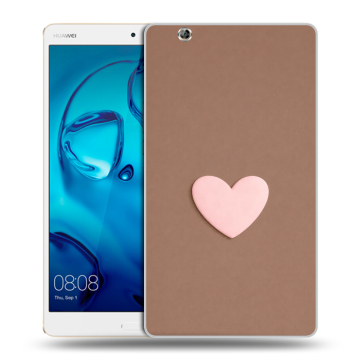 Силиконовый чехол на Huawei MediaPad M3 с принтом женский