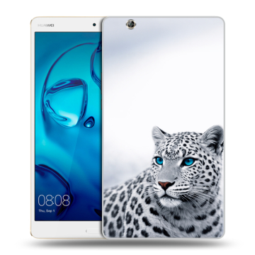 Силиконовый чехол на Huawei MediaPad M3 с принтом женский