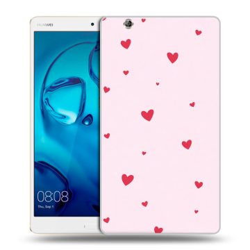 Силиконовый чехол на Huawei MediaPad M3 с принтом для девочек