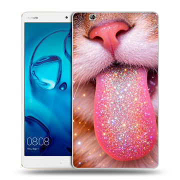 Силиконовый чехол на Huawei MediaPad M3 с принтом для девочек