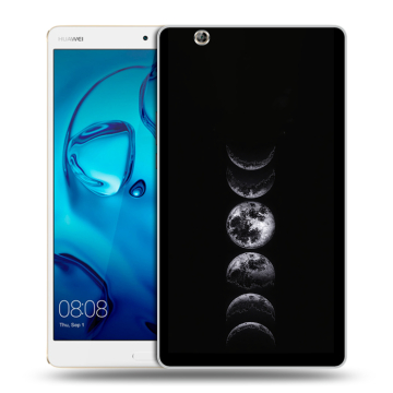 Силиконовый чехол на Huawei MediaPad M3 с принтом женский