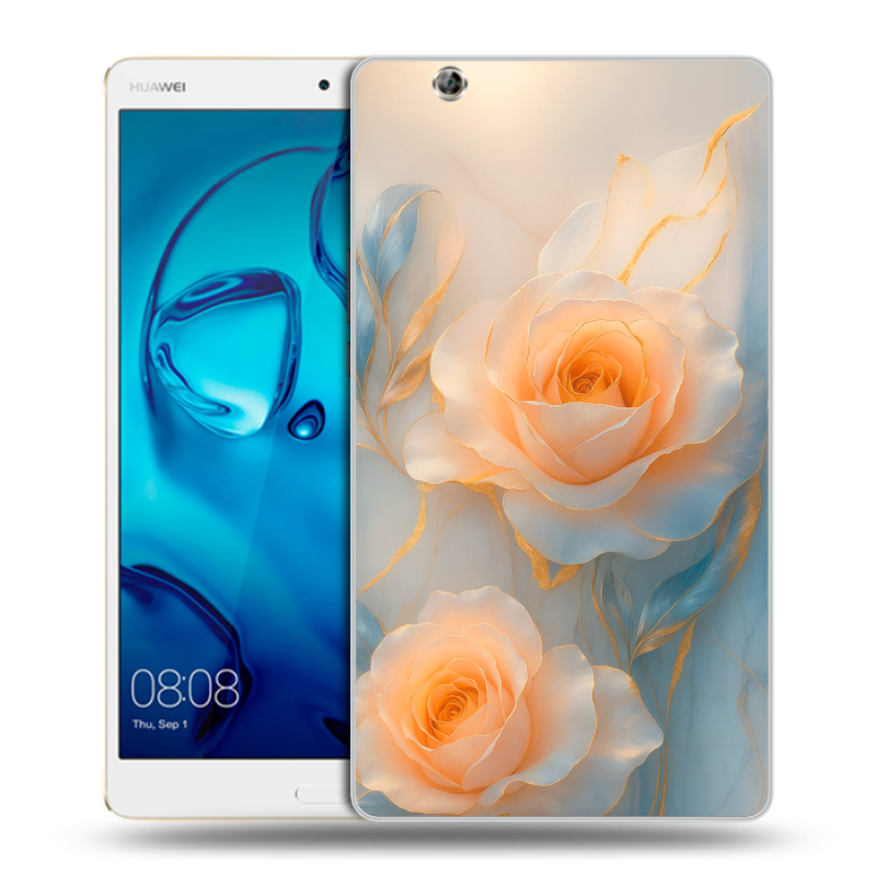 Силиконовый чехол на Huawei MediaPad M3 с принтом Женский Силиконовый чехол на Huawei MediaPad M3 с принтом Женский