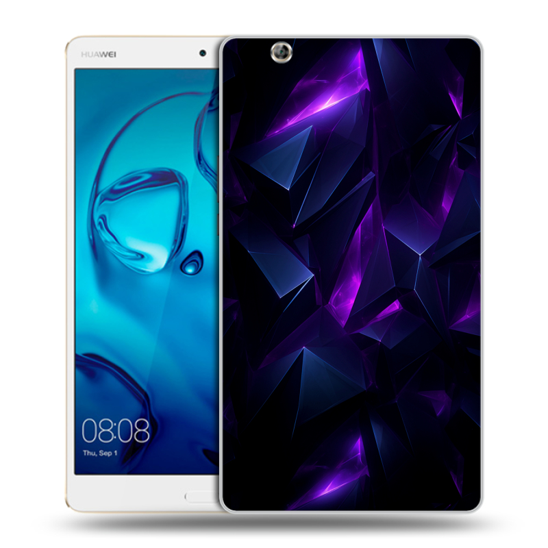 Силиконовый чехол на Huawei MediaPad M3 с принтом Абстракиция Силиконовый чехол на Huawei MediaPad M3 с принтом Абстракиция