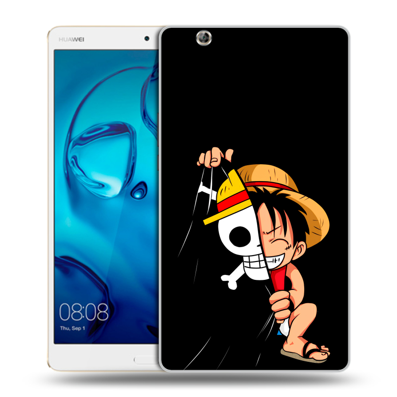 Силиконовый чехол на Huawei MediaPad M3 с принтом One Piece Ван Пис Силиконовый чехол на Huawei MediaPad M3 с принтом One Piece Ван Пис