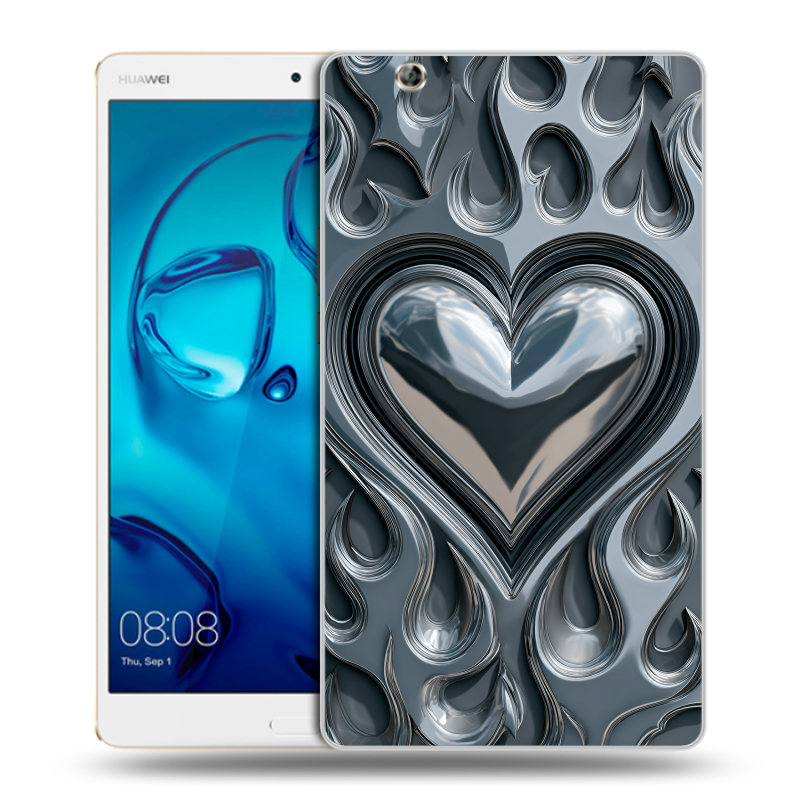Силиконовый чехол на Huawei MediaPad M3 с принтом Y2K Силиконовый чехол на Huawei MediaPad M3 с принтом Y2K