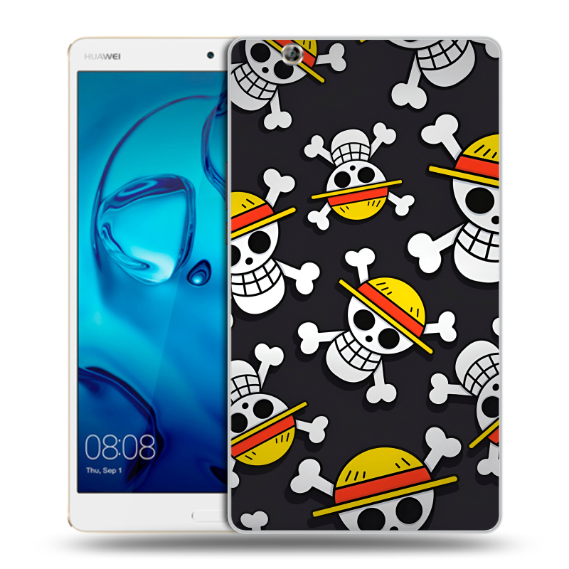Силиконовый чехол на Huawei MediaPad M3 с принтом One Piece Ван Пис Силиконовый чехол на Huawei MediaPad M3 с принтом One Piece Ван Пис
