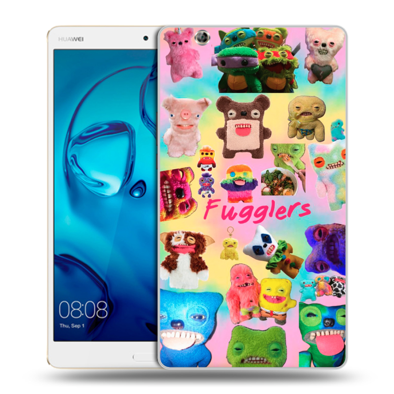 Силиконовый чехол на Huawei MediaPad M3 с принтом Флагер Fuggler Силиконовый чехол на Huawei MediaPad M3 с принтом Флагер Fuggler