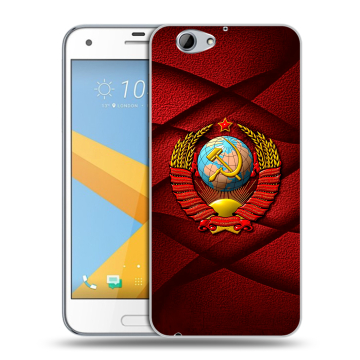 Пластиковый чехол на HTC One A9S с принтом Герб СССР
